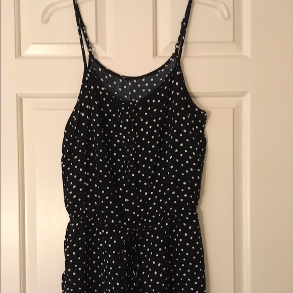 Forever 21 Black and White Polka-dot Romper - Picture 3 of 4